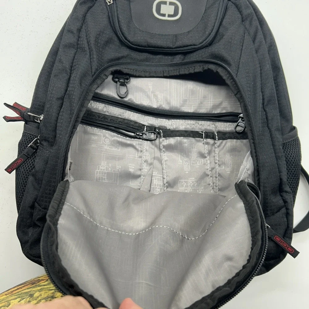 OGIO Excelsior Laptop Backpack Black Padded Tech Travel School Bag